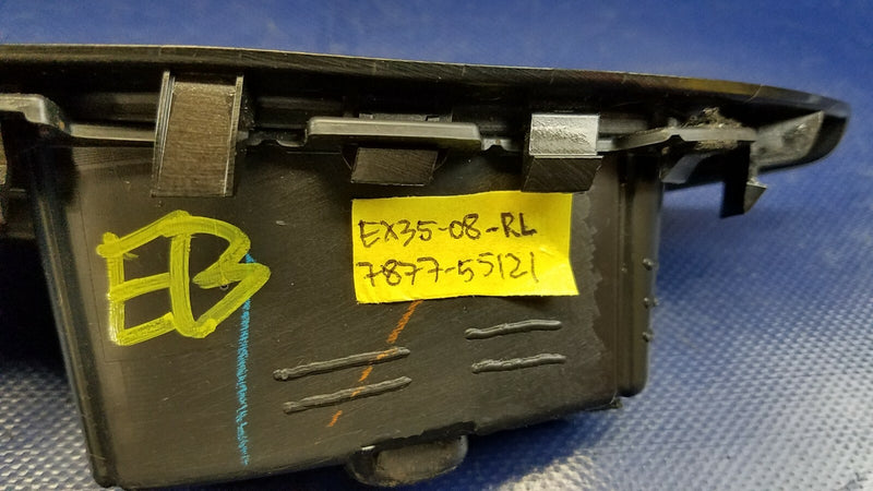 Load image into Gallery viewer, 2008 - 2012 INFINITI EX35 REAR LEFT DRIVER SIDE DOOR WINDOW SWITCH BEZEL # 55121
