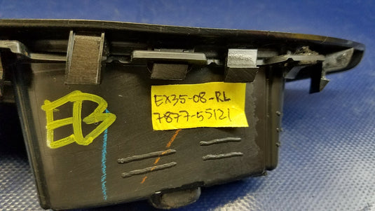 2008 - 2012 INFINITI EX35 REAR LEFT DRIVER SIDE DOOR WINDOW SWITCH BEZEL