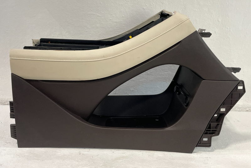 Load image into Gallery viewer, 20 - 22 HYUNDAI PALISADE CENTER CONSOLE FRAME BASE W/ CUP HOLDER BEIGE 100286
