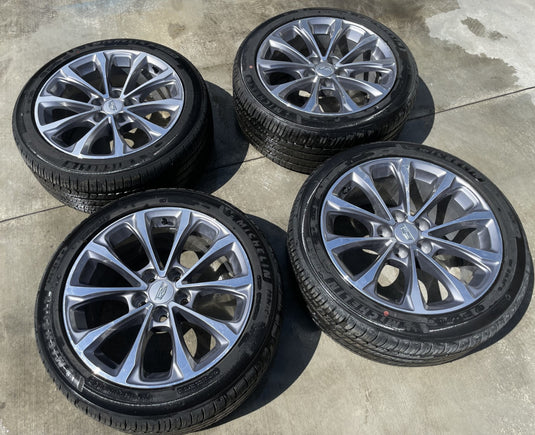 CADILLAC CT5 18x8.5 ALLOY 10 SPOKE ALLOY WHEEL W/TIRE (SET#4) 20-24 # ML7-WH1330