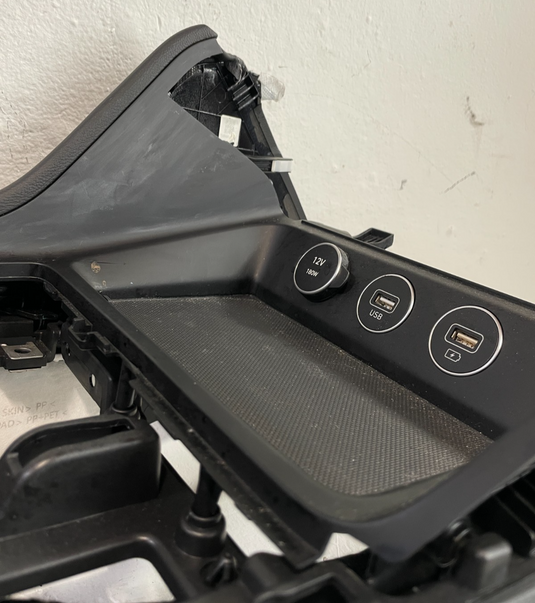 2019-2025 GENESIS G70 CENTER CONSOLE TRIM BEZEL COVER PANEL BLACK