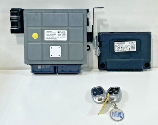 2021 SANTA FE AWD ENGINE & BODY CONTROL MODULE ECM BCM W/ KEY FOB 2.5L