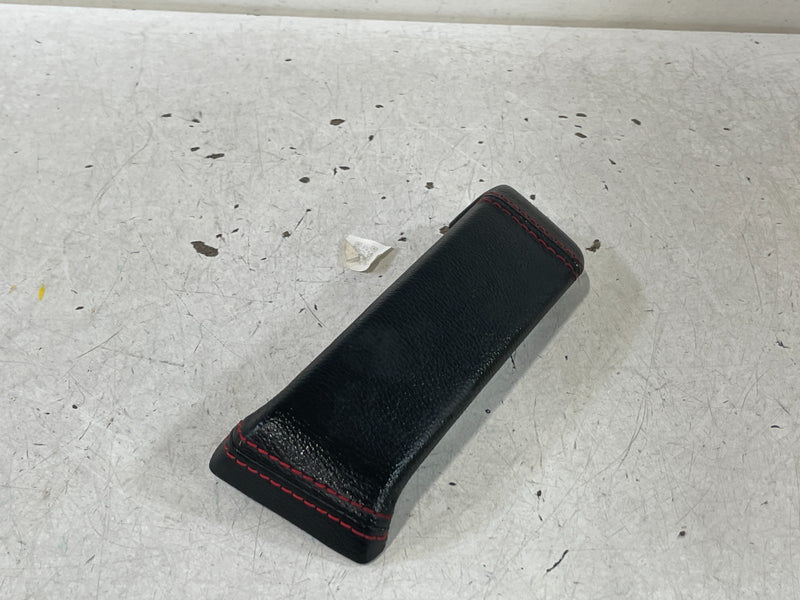 Load image into Gallery viewer, 19-23 GENESIS G70 REAR CENTER CONSOLE CAP TRIM BLACK W/ RED STICHING # 100988
