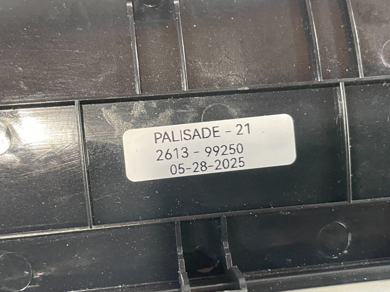 Load image into Gallery viewer, 2020 - 2022 HYUNDAI PALISADE RIGHT SIDE DASH UPPER MOLDING COVER PANEL # 99250
