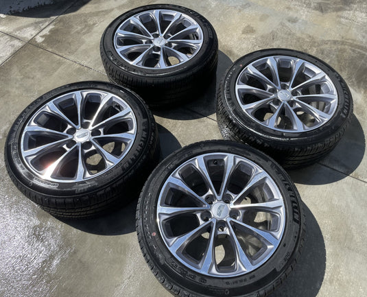 CADILLAC CT5 18x8.5 ALLOY 10 SPOKE ALLOY WHEEL W/TIRE (SET#4) 20-24 # ML7-WH1330