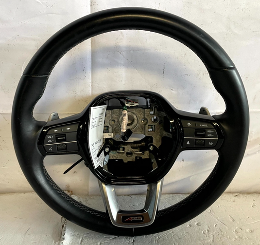 23-25 ACURA INTEGRA STEERING WHEEL BLACK LEATHER W/ CONTROL SWITCHES 1.5L 106706