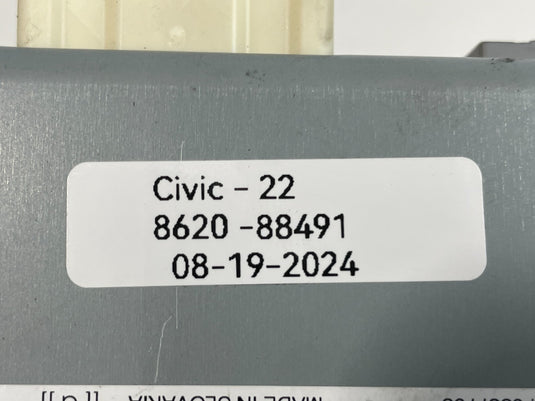2022 - 2024 HONDA CIVIC VOLTAGE STABILIZER MANAGMENT CONTROL MODULE UNIT