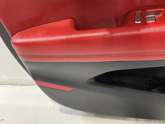 2022 - 2023 GENESIS G70 FRONT LEFT DRIVER SIDE DOOR TRIM PANEL BLACK