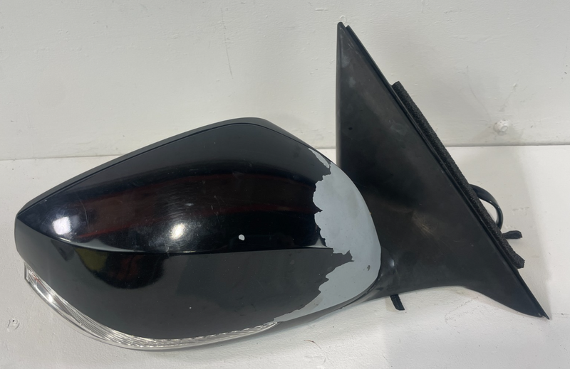 Load image into Gallery viewer, 2014-2021 INFINITI Q50 RIGHT SIDE DOOR VIEW MIRROR BLACK KH3 W/O CAMERA # 84249
