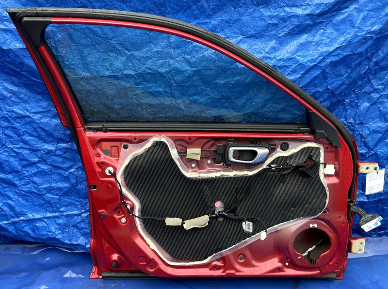Load image into Gallery viewer, ACURA INTEGRA FRONT LEFT DRIVER SIDE DOOR ASSEMBLY RED (R568P) 2023-2025 #106747
