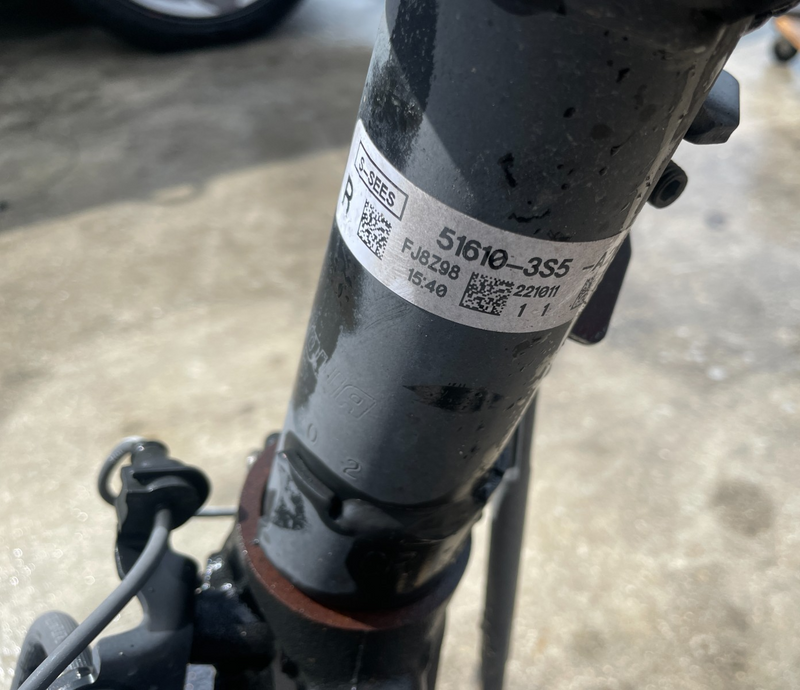 Load image into Gallery viewer, 2023-2025 ACURA INTEGRA FRONT RIGHT SIDE SUSPENSION KNEE ASSEMBLY 1.5L #106755
