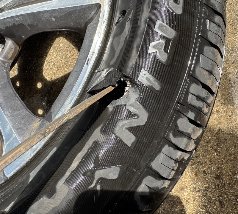 Load image into Gallery viewer, ACURA MDX 18x8 3 SLIT 5 SPOKE ALLOY WHEEL W/TIRE (SET#4) 2017-2018 # ML7-WH1306
