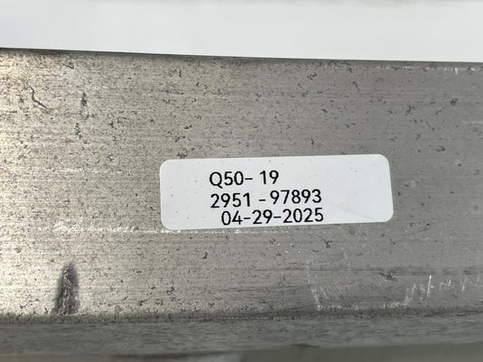 2017-2023 INFINITI Q50 REAR BUMPER REINFORCEMENT IMPACT BAR 85030-6HJ0A