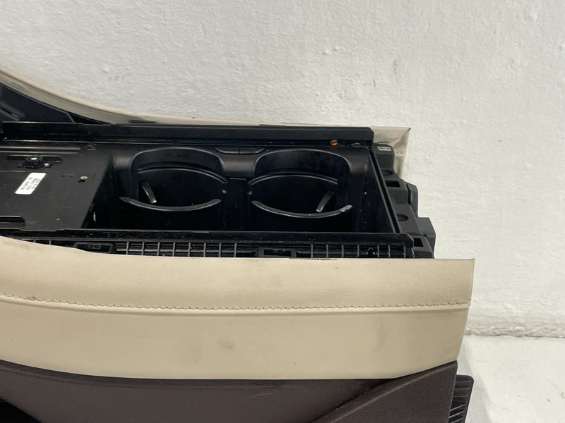 Load image into Gallery viewer, 20 - 22 HYUNDAI PALISADE CENTER CONSOLE FRAME BASE W/ CUP HOLDER BEIGE 100286
