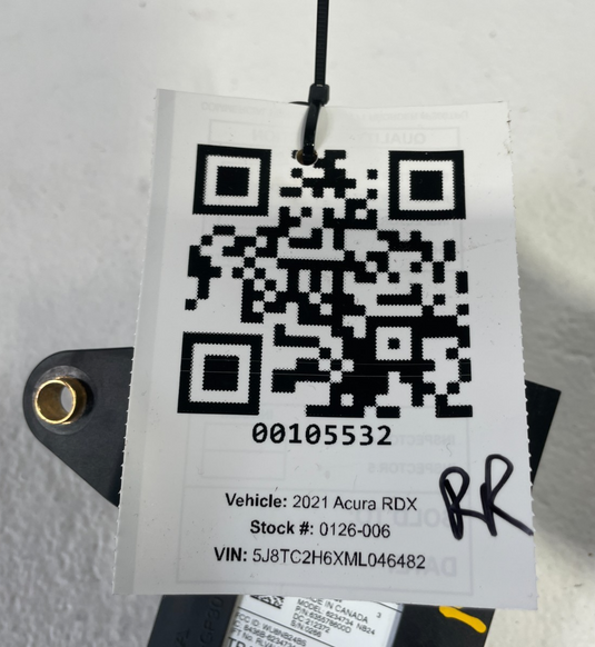 2019-2021 ACURA RDX REAR RIGHT SIDE BLIND SPOT MONITOR SENSOR W/ COVER