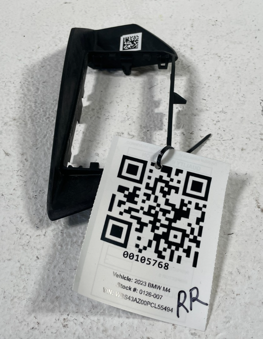 2021 - 2025 BMW G82 M4 REAR RIGHT PASSENGER SIDE RADAR SENSOR BRACKET