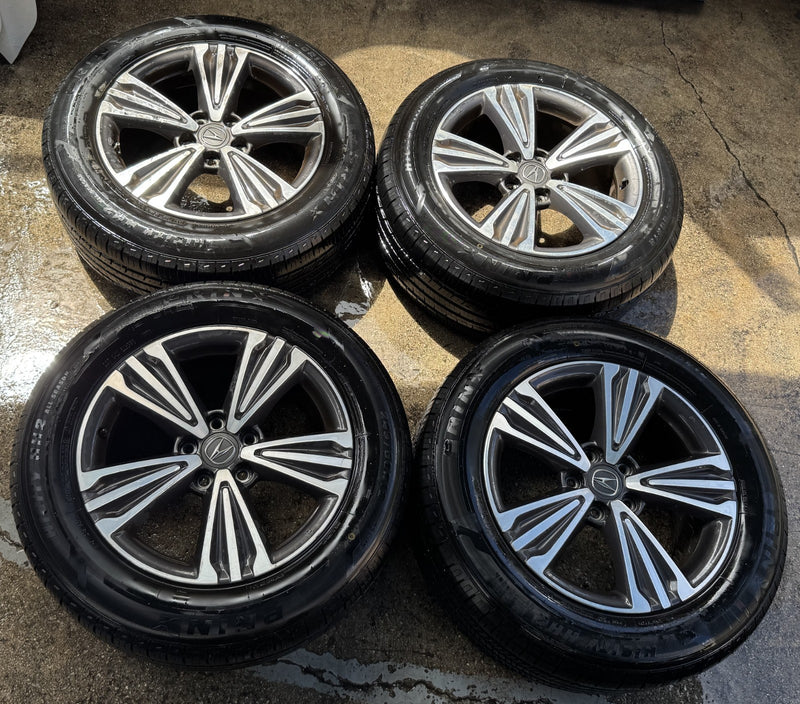 Load image into Gallery viewer, ACURA MDX 18x8 3 SLIT 5 SPOKE ALLOY WHEEL W/TIRE (SET#4) 2017-2018 # ML7-WH1306
