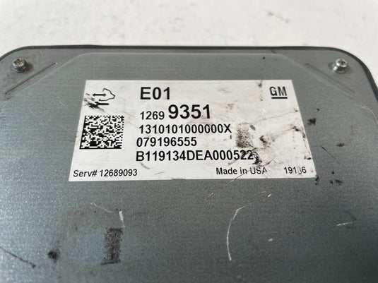 2019 CHEVROLET SILVERADO 1500 ENGINE & BODY CONTROL MODULE W/ KEY FOB