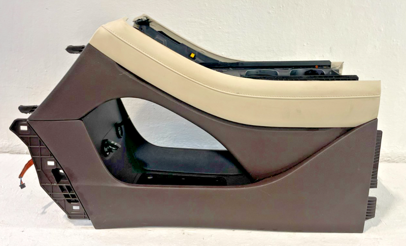 Load image into Gallery viewer, 20 - 22 HYUNDAI PALISADE CENTER CONSOLE FRAME BASE W/ CUP HOLDER BEIGE 100286
