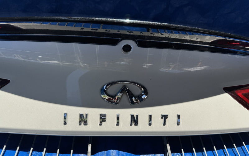 Load image into Gallery viewer, 17 - 20 INFINITI Q60 TRUNK LID DECK TAIL GATE W/ SPOILER WHITE QAB # OR15-TRC341
