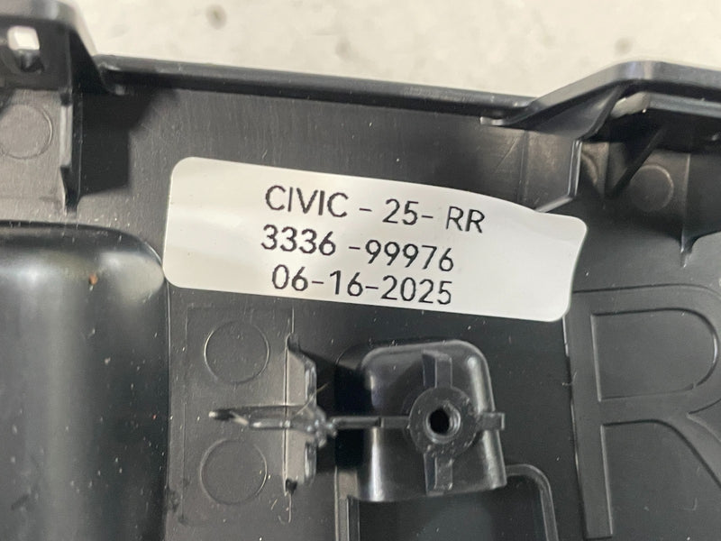 Load image into Gallery viewer, 2022 - 2025 HONDA CIVIC REAR RIGHT SIDE POWER DOOR WINDOW SWITCH BEZEL # 99976
