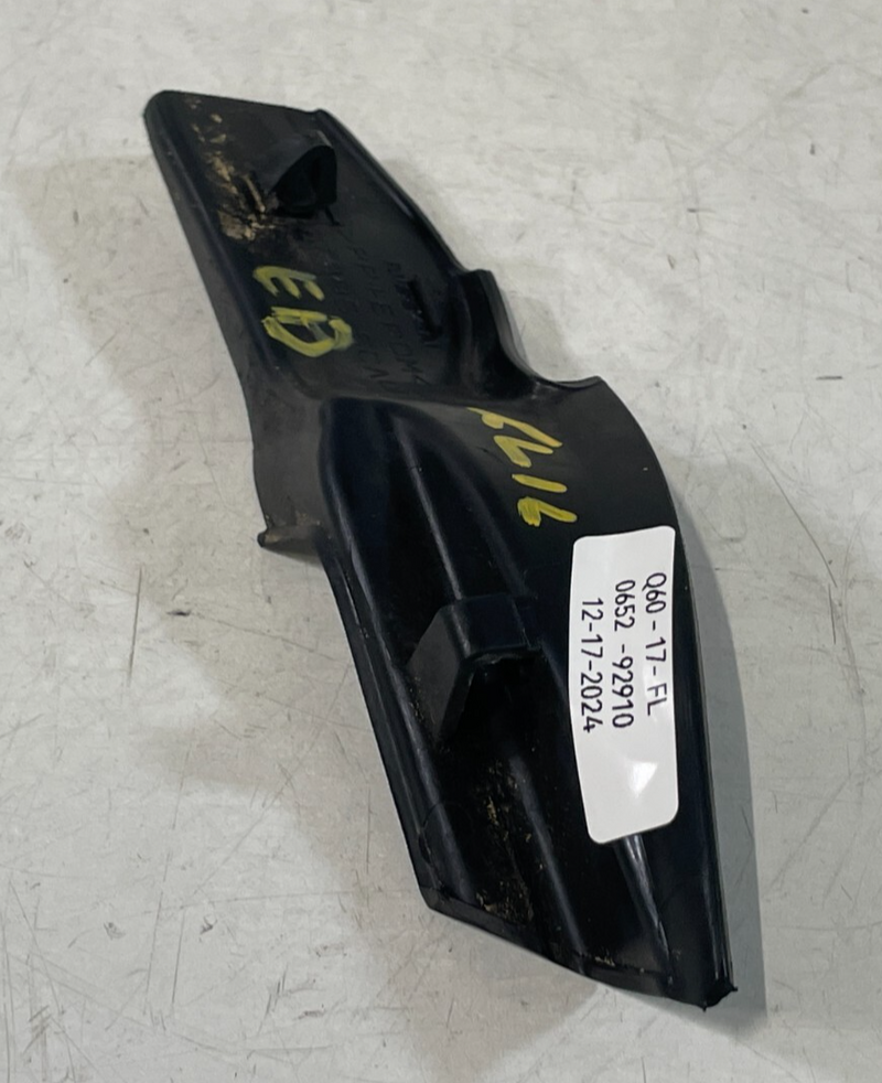 Load image into Gallery viewer, 2017 - 2022 INFINITI Q60 FRONT LEFT DRIVER SIDE FENDER FILLER TRIM COVER # 92910
