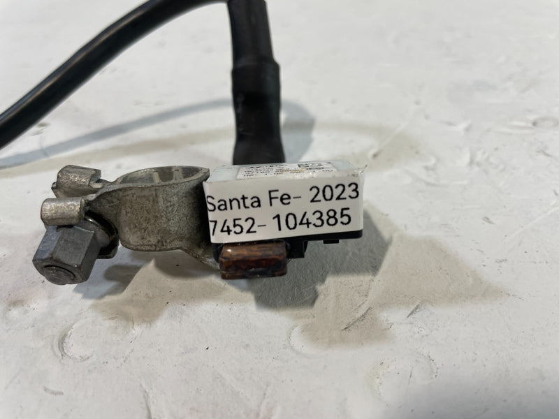 Load image into Gallery viewer, 2021-2023 HYUNDAI SANTA FE NEGATIVE BATTERY CABLE WIRE W/ SENSOR 2.5L # 104385
