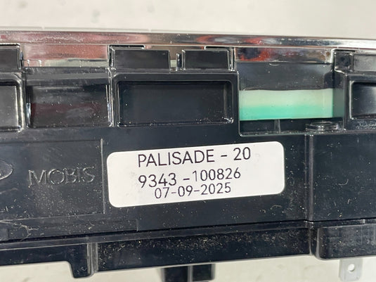2020-22 HYUNDAI PALISADE RADIO AUDIO MEDIA CONTROL SWITCH PANEL W/ NAV