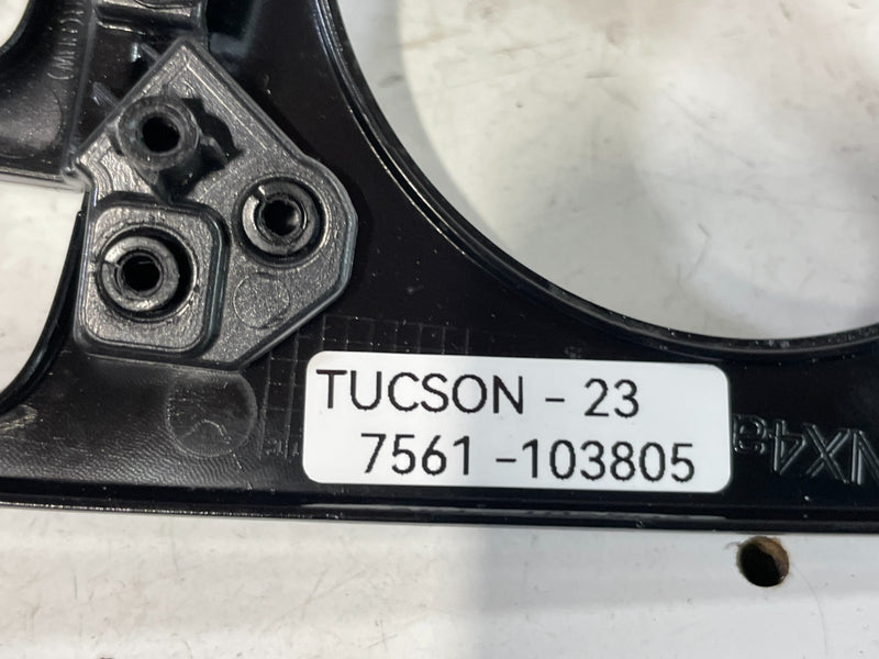 Load image into Gallery viewer, 22-24 HYUNDAI TUCSON CENTER CONSOLE CUP HOLDER GEAR SHIFTER BEZEL 2.5L #103805
