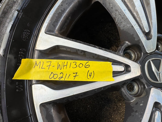 ACURA MDX 18x8 3 SLIT 5 SPOKE ALLOY WHEEL W/TIRE (SET#4) 2017-2018 # ML7-WH1306