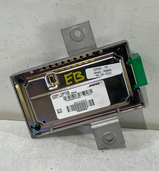2019 - 2020 INFINITI QX50 BOSE RADIO AUDIO AMP AMPLIFIER 28061-5NZ2B