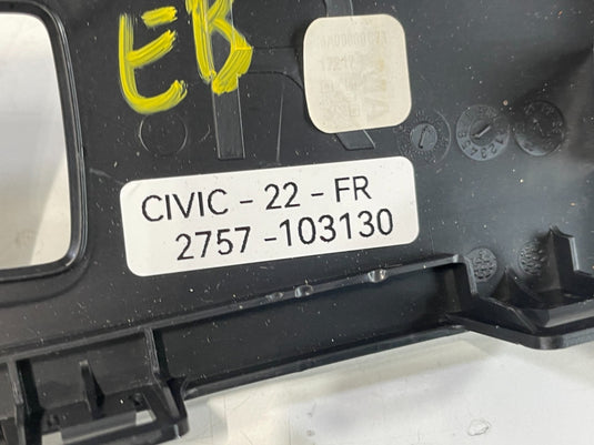 2022-2025 HONDA CIVIC FRONT RIGHT PASSENGER SIDE WINDOW SWITCH BEZEL