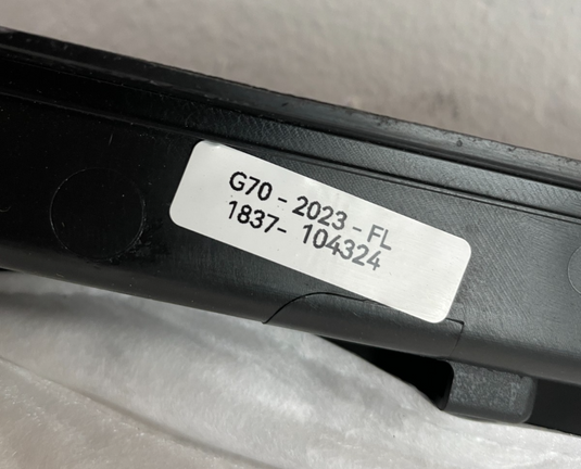 2022-2023 GENESIS G70 FRONT LEFT DRIVER SIDE DOOR TRIM PANEL BLACK