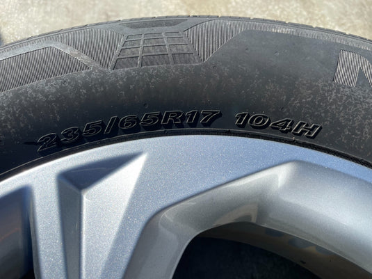 HYUNDAI TUCSON 17x7 5 SPOKE ALLOY WHEEL W/TIRE (ONLY#1) 2022-2024 # ML7-WH1333