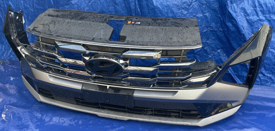 2025 HYUNDAI TUCSON LIMITED FRONT BUMPER ASSY W/ PARK SENSOR BLACK (S3B)
