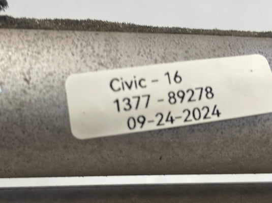 2016 - 2021 HONDA CIVIC A/C AIR CONDITIONING CONDENSER ASSEMBLY 2.0L
