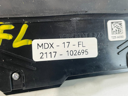 16-18 ACURA MDX FRONT LEFT DRIVER SEAT ADJUSTMENT CONTROL SWITCH BLACK