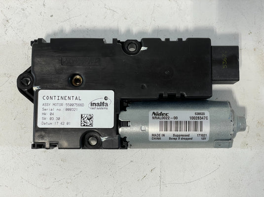 2019 - 2020 INFINITI QX50 RIGHT SIDE SUNROOF SUN ROOF MOON ROOF MOTOR