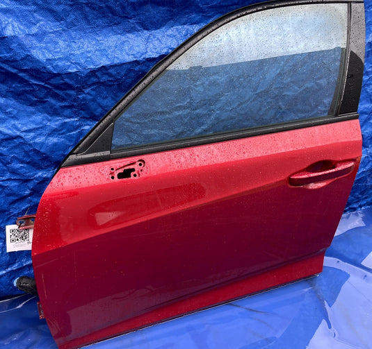ACURA INTEGRA FRONT LEFT DRIVER SIDE DOOR ASSEMBLY RED (R568P) 2023-2025