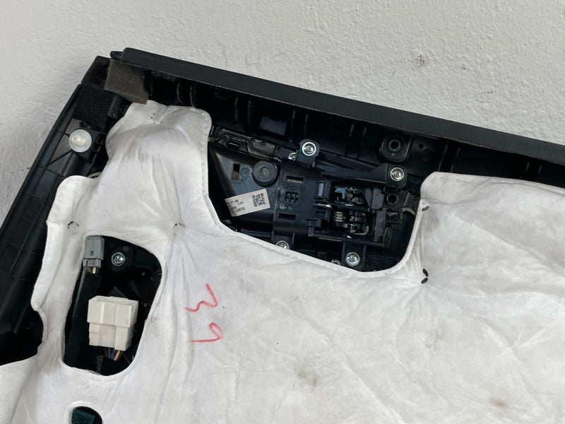 Load image into Gallery viewer, 2022 - 2023 GENESIS G70 REAR LEFT DRIVER SIDE DOOR TRIM PANEL BLACK # 101059
