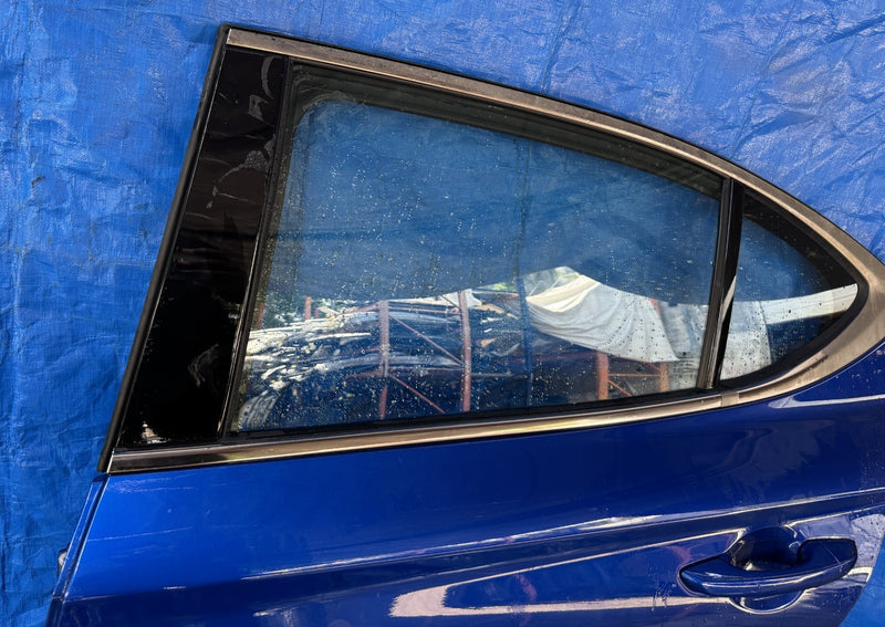 Load image into Gallery viewer, GENESIS G70 REAR LEFT DRIVER SIDE DOOR ASSEMBLY BLUE (PS5) 19-25 # NB2-DRS1840
