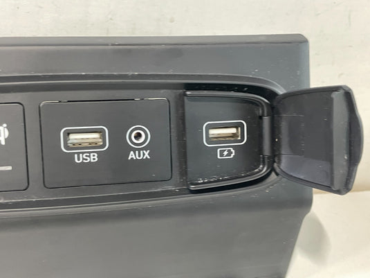19-20 HYUNDAI SANTA FE CENTER CONSOLE FLOOR TRAY W/ USB PORT & OUTLET