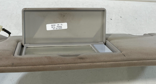 2019 - 2025 INFINITI QX50 FRONT LEFT DRIVER SIDE SUNVISOR SUN VISOR