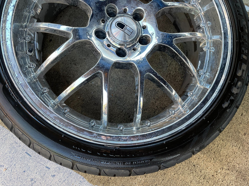 Load image into Gallery viewer, FOR 09-20 NISSAN 370Z 20" MSR WHEEL RIM 255/35ZR20 W/ TIRE (ONLY 1) # ML1-WH1058
