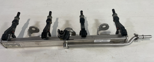 22-25 HYUNDAI TUCSON SANTA FE ENGINE FUEL INJECTION RAIL W/ 4 INJECTORS
