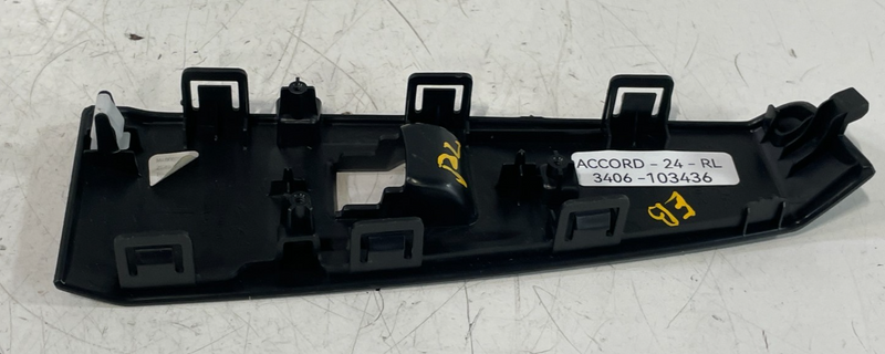 Load image into Gallery viewer, 23-25 HONDA ACCORD REAR LEFT DRIVER SIDE DOOR WINDOW SWITCH BEZEL TRIM # 103436
