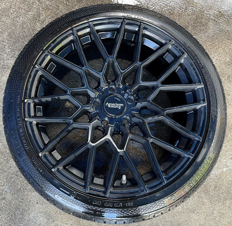 Load image into Gallery viewer, ⭐⭐FOR 2012 INFINITI G37 COUPE 19" AMERICAN RACING WHEEL RIM W/ TIRE # ML1-WH655⭐

