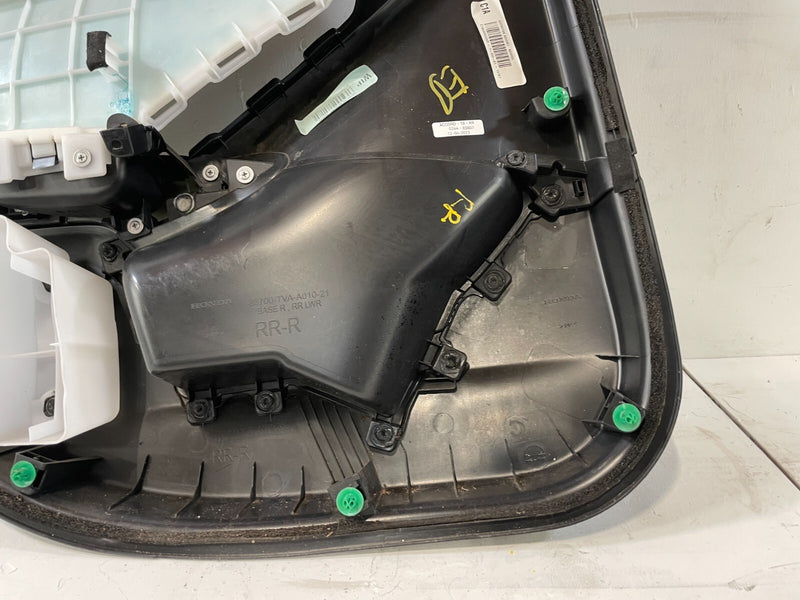Load image into Gallery viewer, 2018 HONDA ACCORD REAR RIGHT PASSENGER SIDE DOOR TRIM PANEL NH900L # 83807
