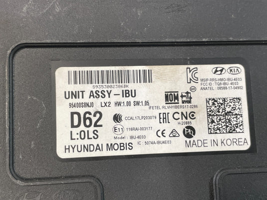 2020 HYUNDAI PALISADE ENGINE & BODY CONTROL MODULE ECM BCM W/ KEY FOB
