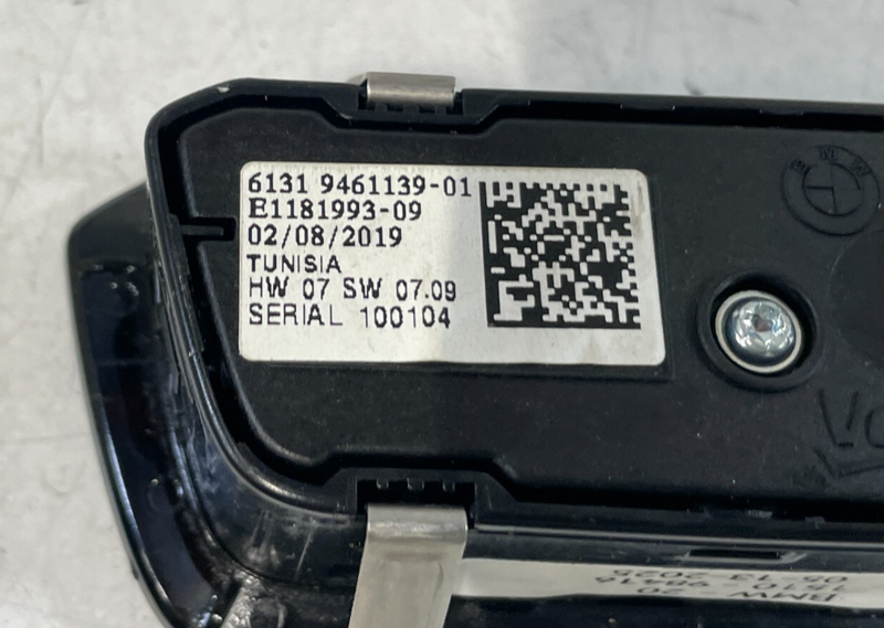Load image into Gallery viewer, 2019-2024 BMW 330i 330e DASHBOARD HEADLIGHT HEAD LIGHT LAMP SWITCH PANEL # 98416
